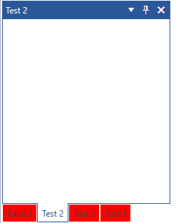 RadPane with Red Background