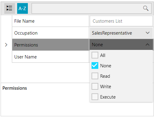 FlagEnumEditor with None selected