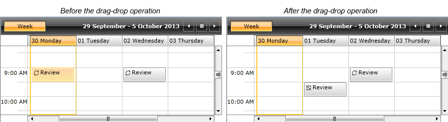 radscheduleview features recurrence 4