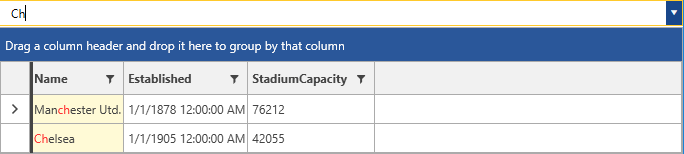 Setting the AutoCompleteMode to Search