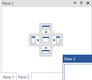RadDocking Compass in the Office2016 theme