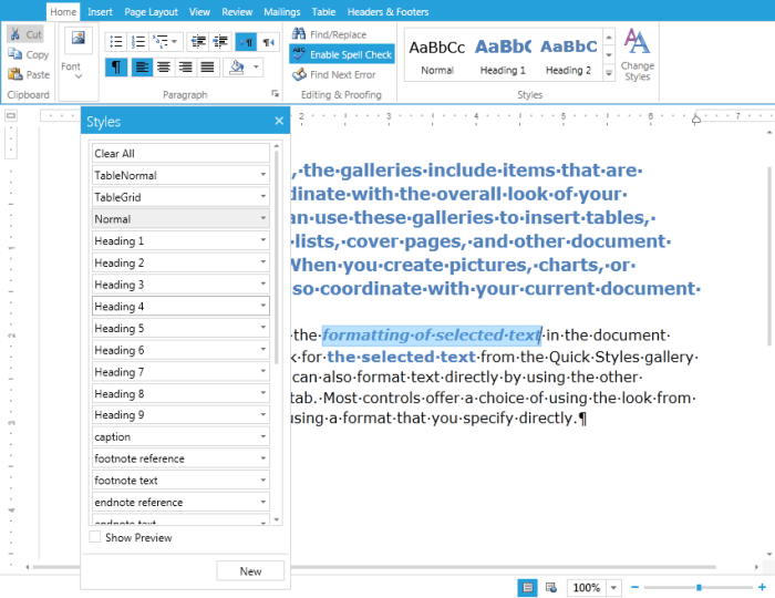 Rad Rich Text Box UI For Applying Rich Text Formatting Applying Styles 02