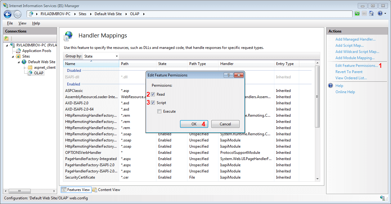 Rad Pivot Grid How To Set Http Access To Cube 6