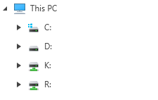 WPF RadFileDialogs Unfiltered Directories