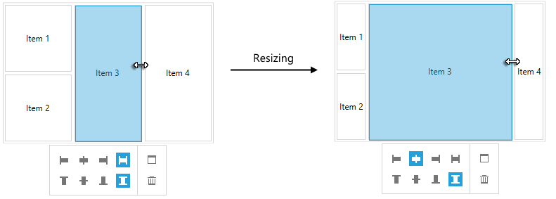 WPF RadLayoutControl Resizing