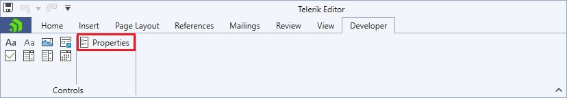 RadRichTextBox Features Content Controls 01