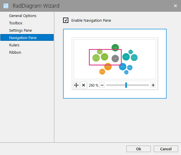 Enable the DiagramNavigationPane