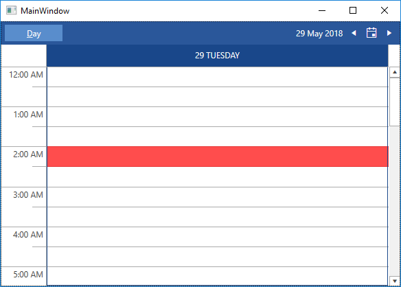 RadScheduleView SelectionHighlightStyle
