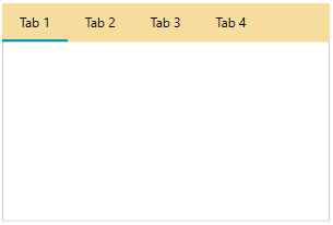 WPF RadTabControl TabStrip Background