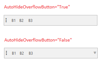 WPF RadToolBar AutoHide Overflow Button