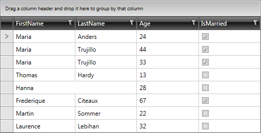 Telerik WPF DataGrid merged cells 2