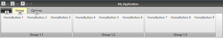 WPF RadRibbonView Key Tips