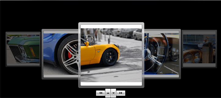 WPF RadCarousel Customized Buttons