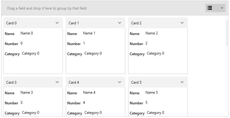 WPF RadCardView Customized group panel style
