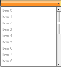 WPF RadComboBox Result of Example 5