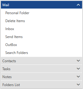 RadPanelBar Overview