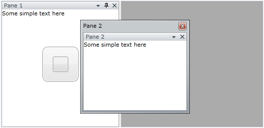 WPF RadDocking without Any Compasses