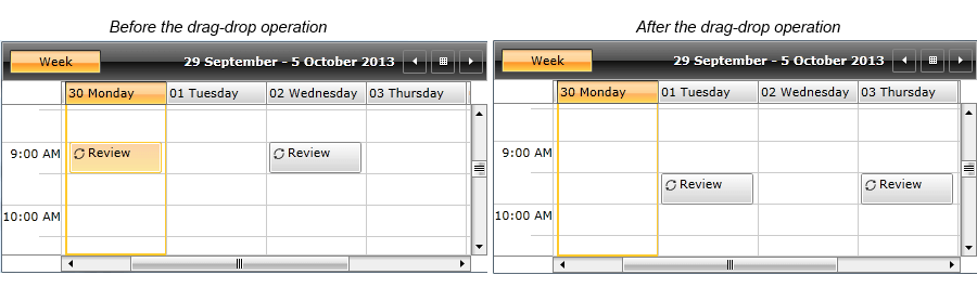 radscheduleview features recurrence 6
