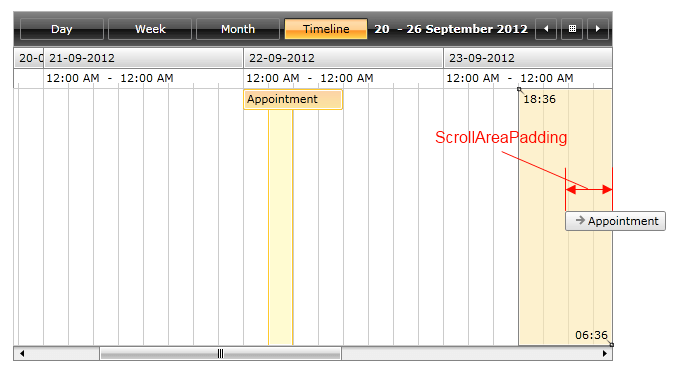 radscheduleview features autoscrolling 4