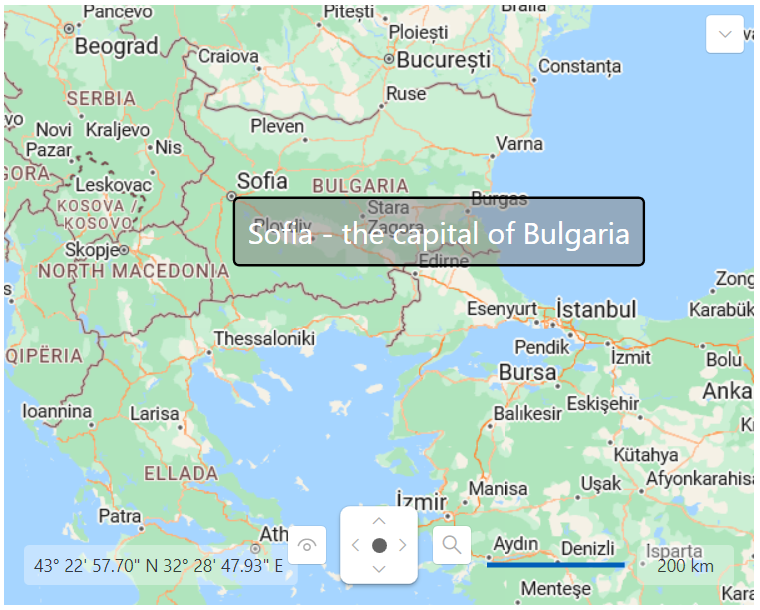 WPF RadMap Displaying Framework Elements
