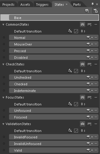Ribbon View Styling Radio Button States
