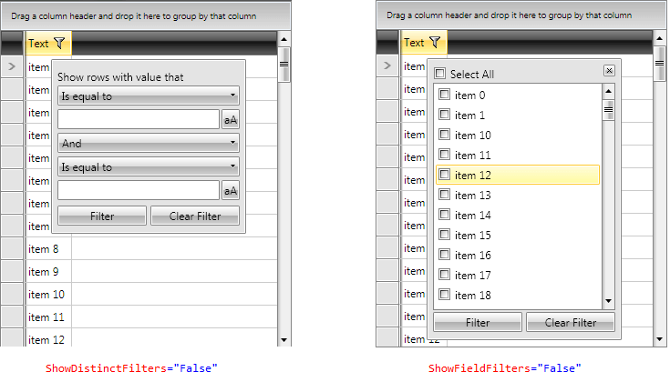 troubleshooting filtering boundaries Telerik WPF DataGrid 2