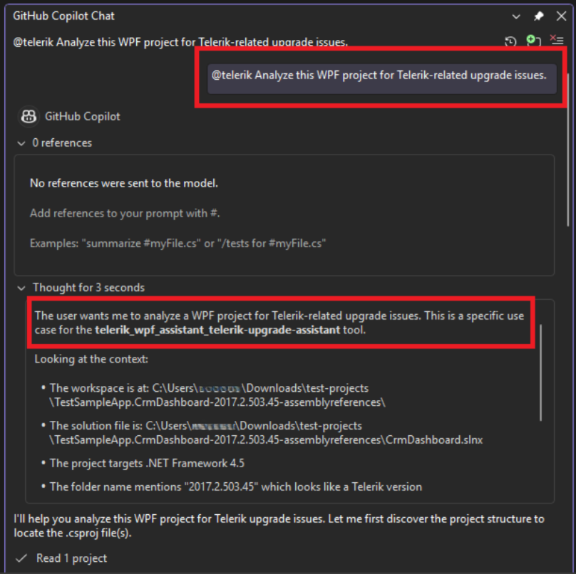 Telerik WPF Assistant