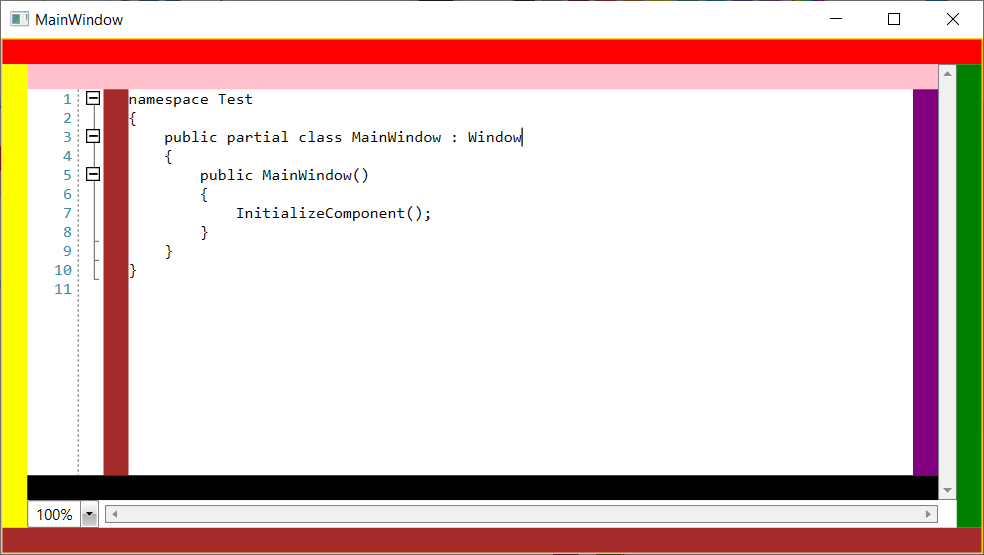 RadSyntaxEditor Margins