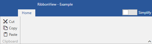 LayoutMode button in the Office2016 theme
