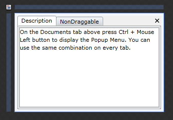 WPF RadDocking with Sample Panes