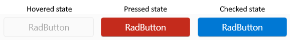 RadToggleButton States