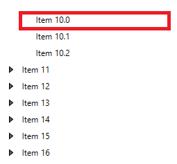 WPF RadTreeView Default positioned of the brought item
