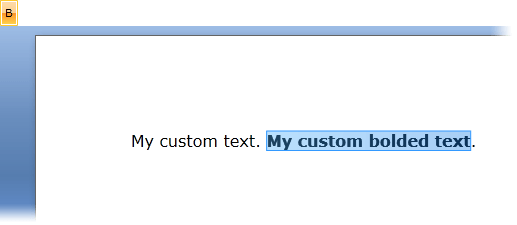 WPF RadRichTextBox Bolded Text