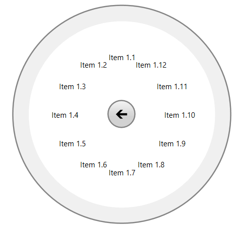 RadRadialMenu with more than 8 autosized items