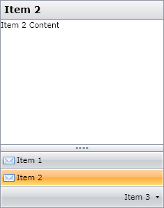 WPF RadOutlookBar Active Items Max Count