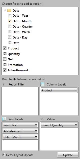 Rad Pivot Field List Getting Started 01