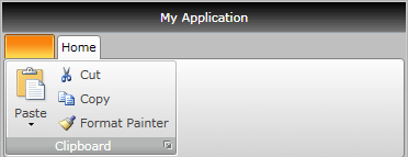 WPF RadRibbonView Sample Ribbon Group