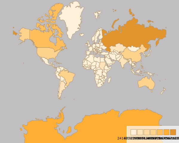 WPF RadMap Map Legend