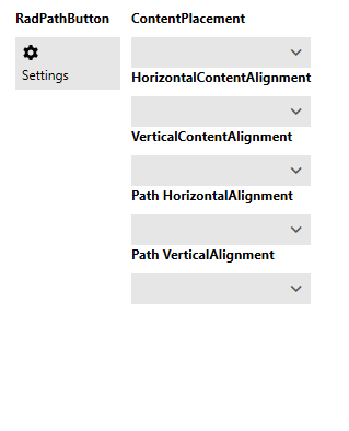 RadPathButton with different alignments