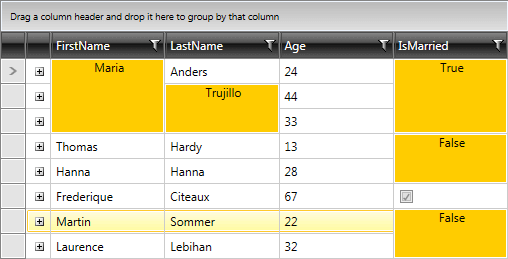 Telerik WPF DataGrid merged cells 5