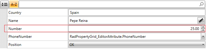 Rad Property Grid Target Property