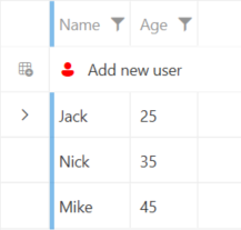 RadGridView's new row with customized content
