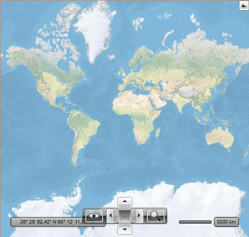 rcGisMapProvider when using the Physical mode