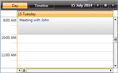 radscheduleview features timeruler scrolling 3