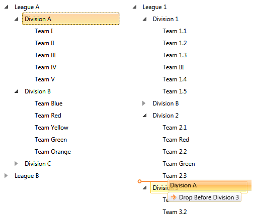 Rad Tree View-DnDCopy Tree Result