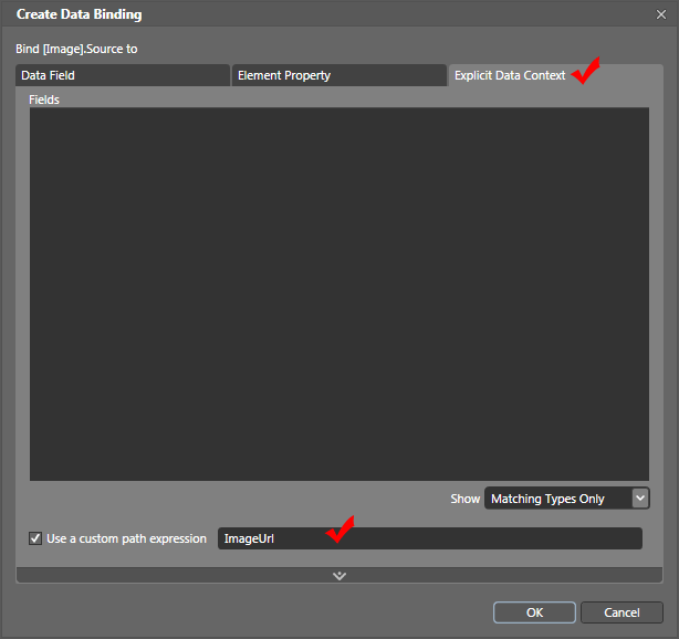WPF RadTreeView Set Up Data Binding in Dialog