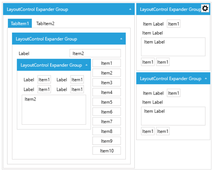 RadLayoutControl with Windows8 theme