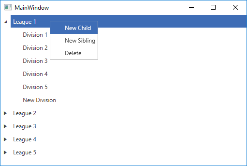 RadTreeView with custom ContextMenu
