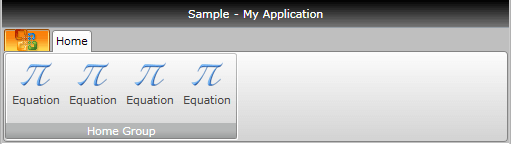 WPF RadRibbonView Large Group Buttons