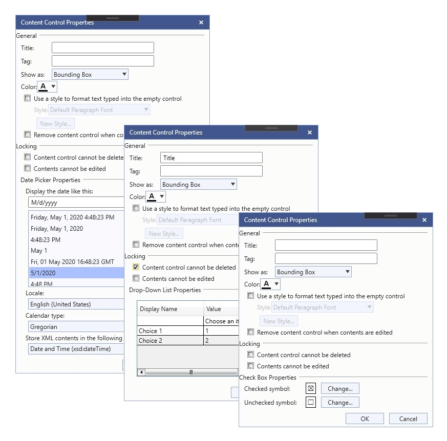RadRichTextBox Features Content Controls 02